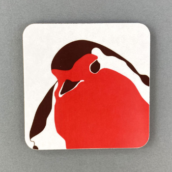 Penguin Ink Robin Coaster