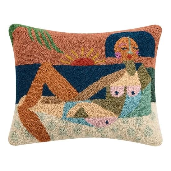 Nude Beach Hook Pillow