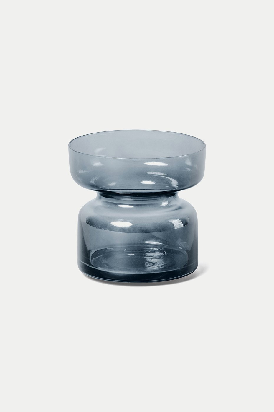 Aery Sapphire Glass Tea Light Holder