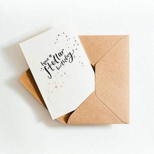 Have A Stellar Birthday Letterpress Card