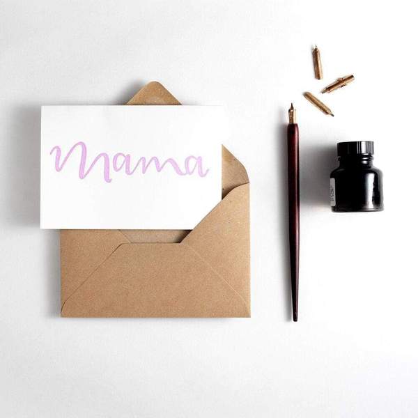 Hunter Paper Co. Mama Letterpress Mothers Day Card