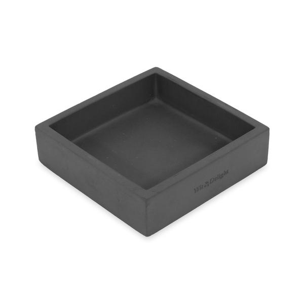 Concrete Square Organiser In Navy