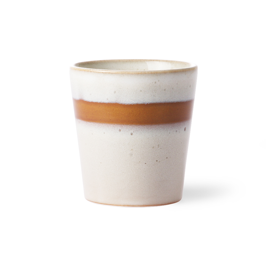 HK Living 70s Ceramics: Coffee Mug, Snow