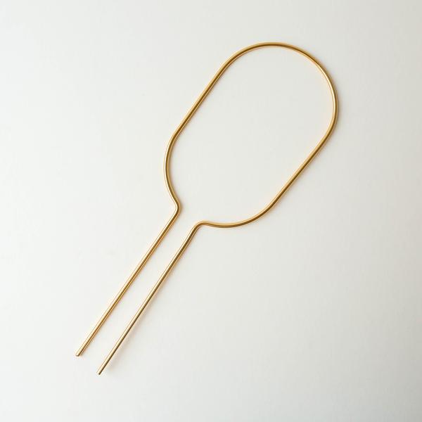 Mini Golden Plant Stake Hoop