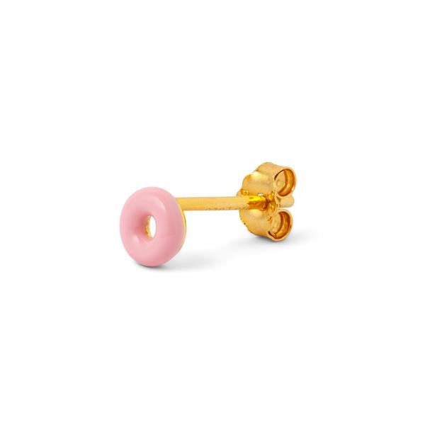 Donut Single Stud Light Pink