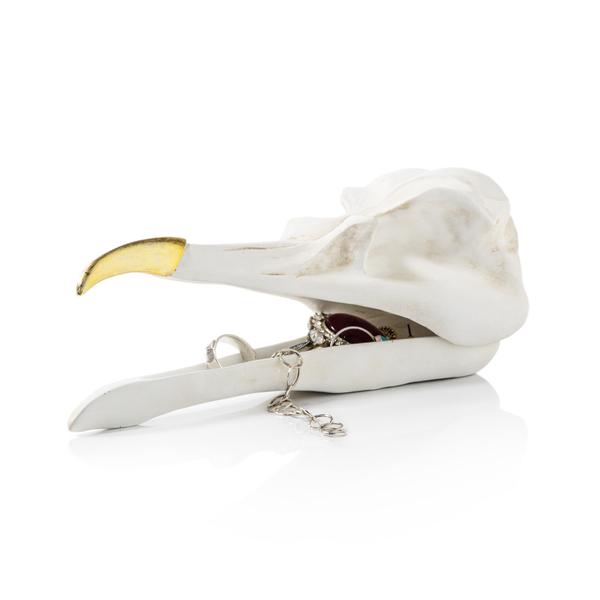 Bird Skull Jewellery Keeper