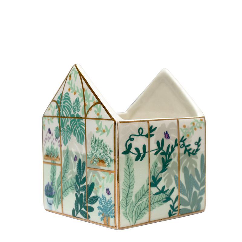 House of disaster Ceramic Sweet Greenhouse Planter