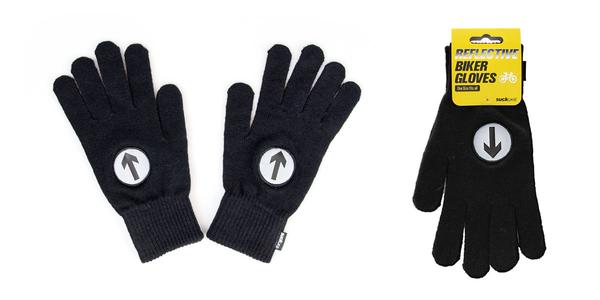 Reflective Biker Gloves