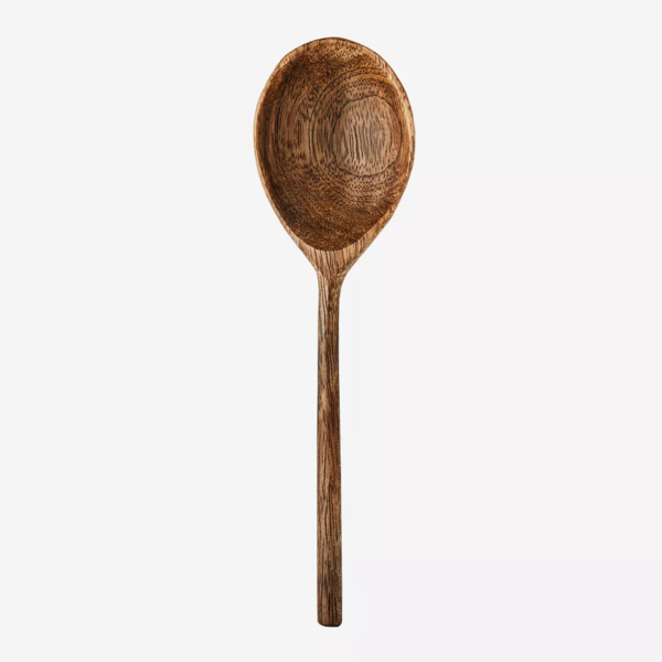 Madam Stoltz Short Mango Wood Spoon