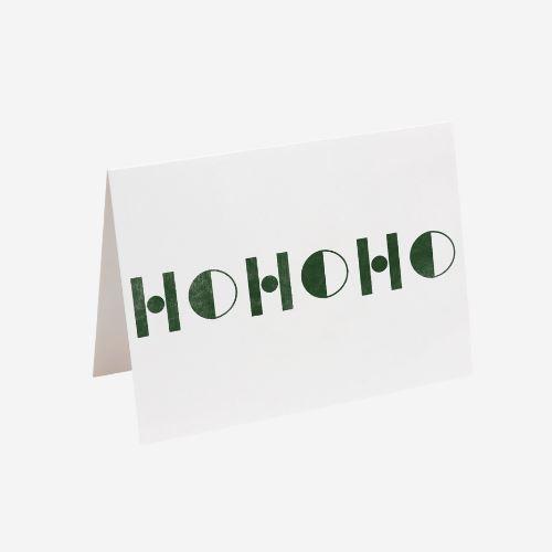 Little Beacon : Ho Ho Ho Christmas Card // Forest