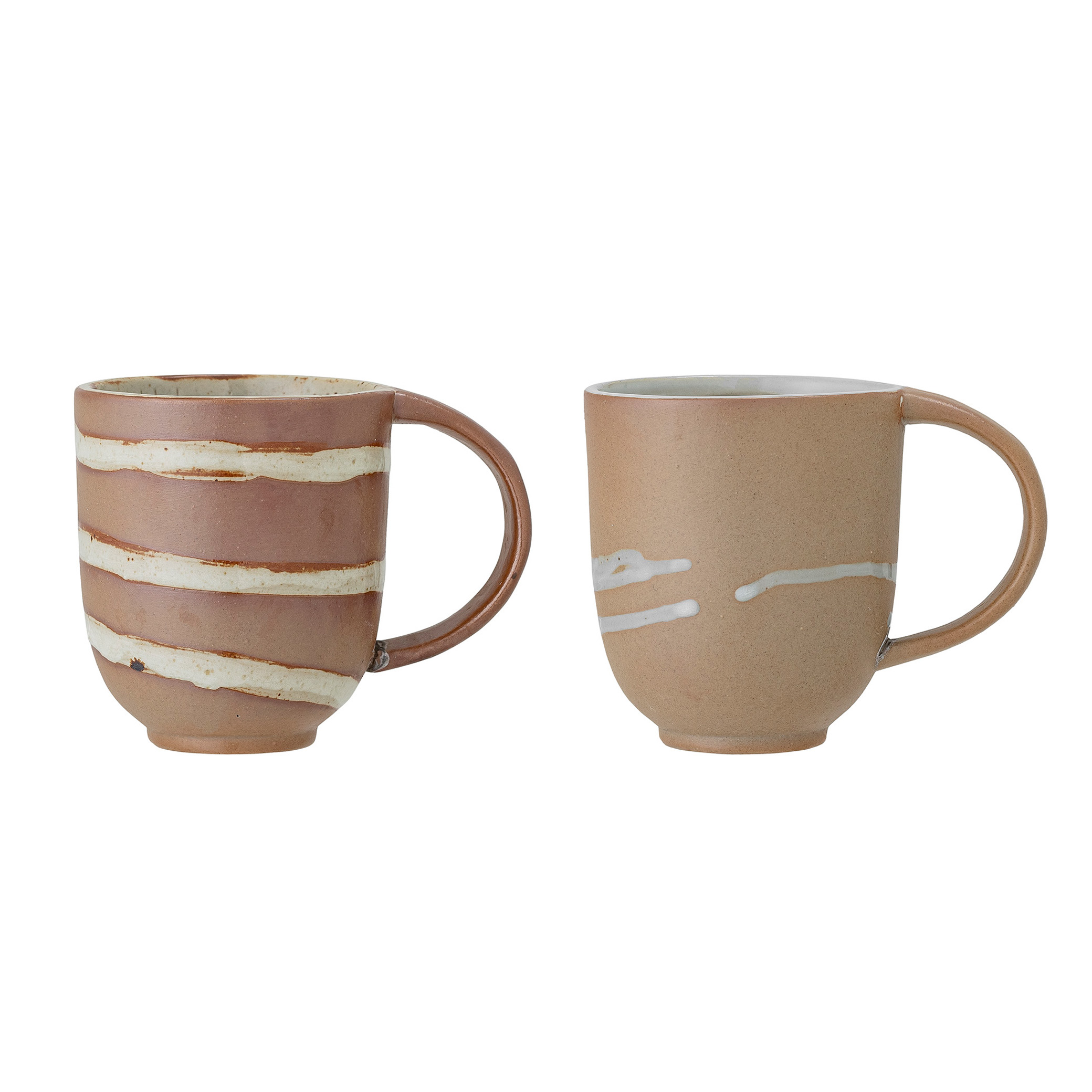 Bloomingville Peony Stoneware Mugs - Set Of 2