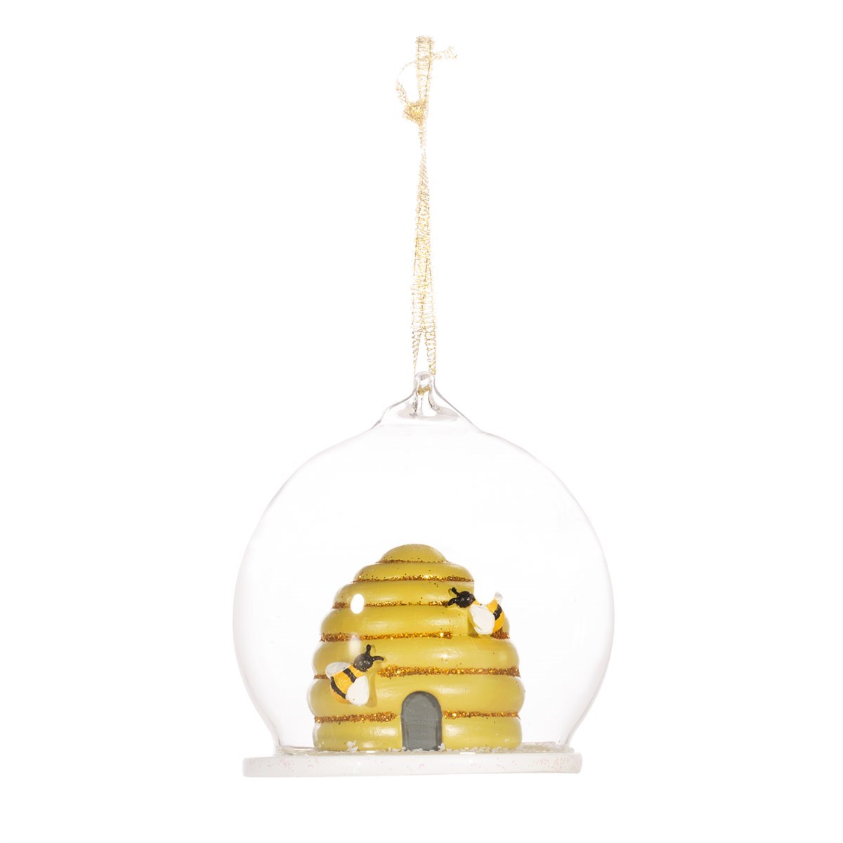 Sass & Belle  Glass Dome Bee Hive Decoration
