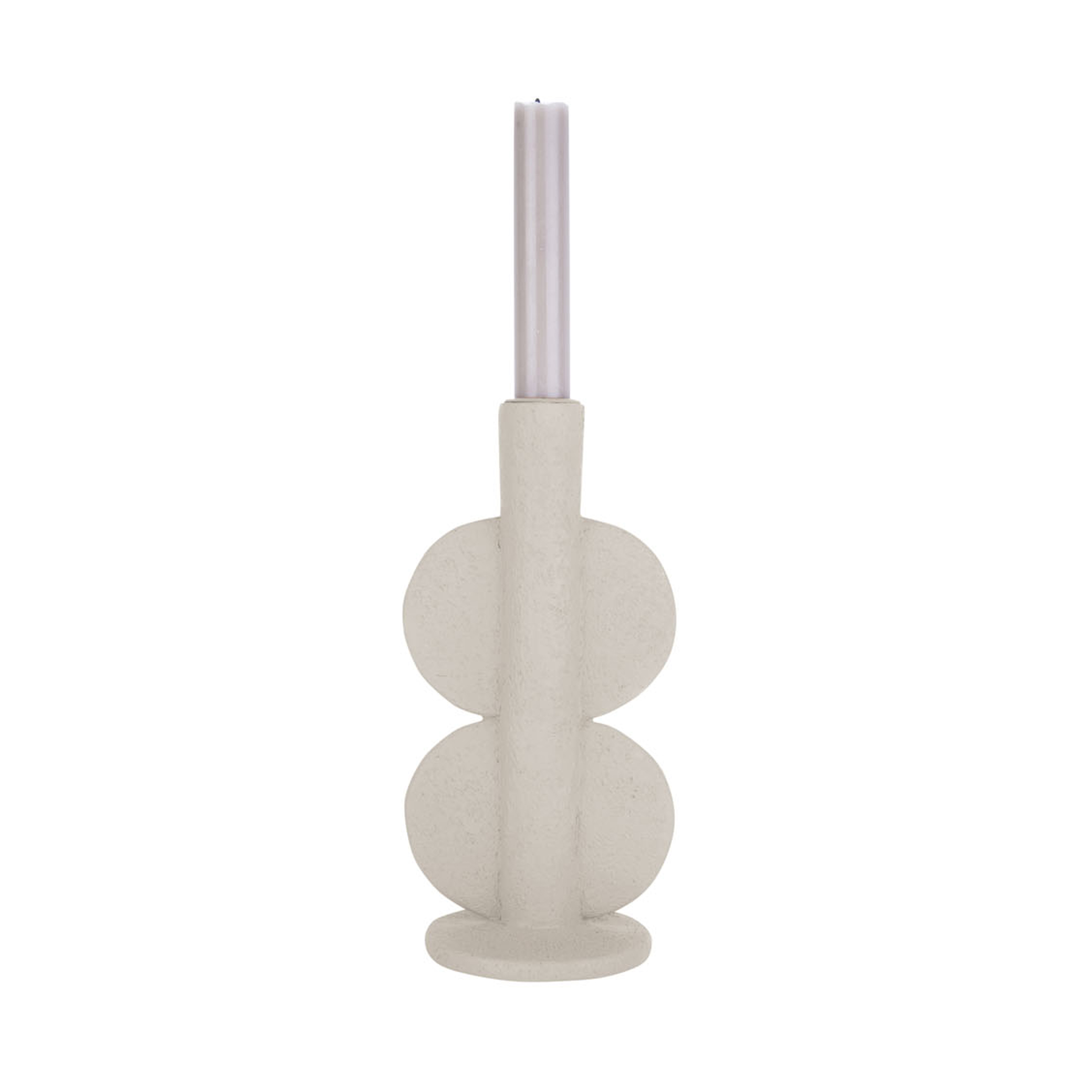 Present Time Candle Holder Bubble Sculpture - Ivory