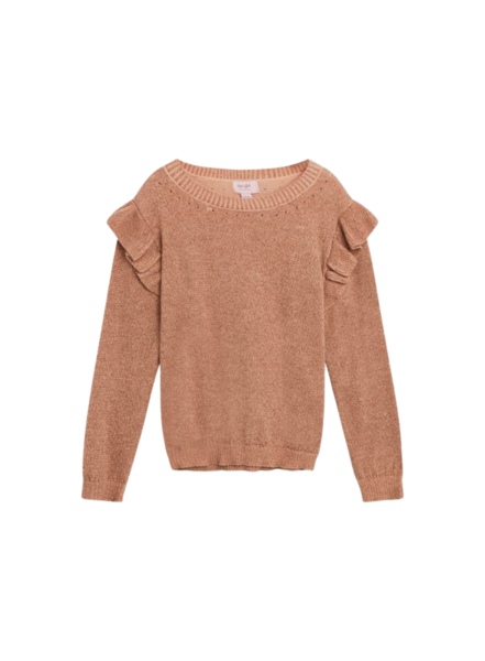 Lurex Almost Apricot Pullover