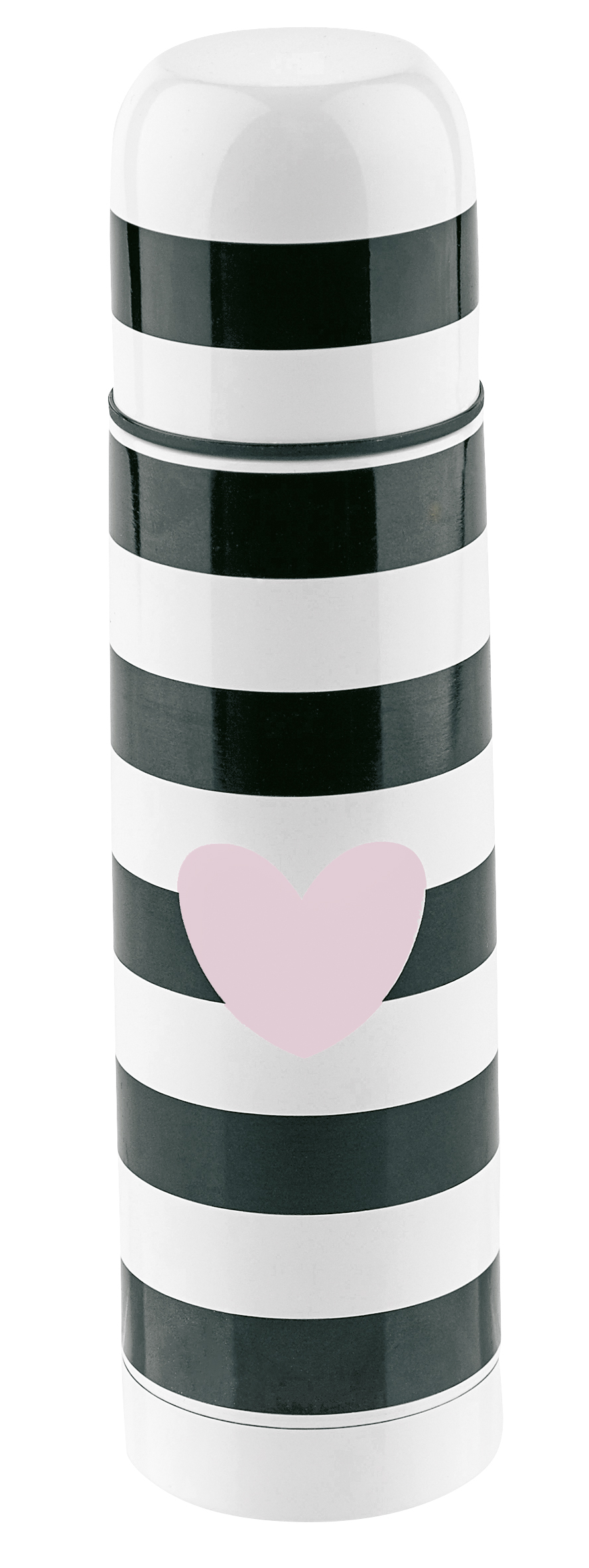 Miss Etoile 0.25 Litre Stainless Steel Stripes Thermos Bottle