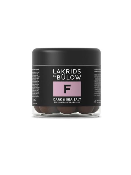 Lakrids By Johan Bülow F Dark & Sea Salt Liquorice - 125g