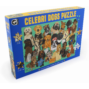 Ginger Fox Celebri Dogs 1000 Piece Jigsaw Puzzle