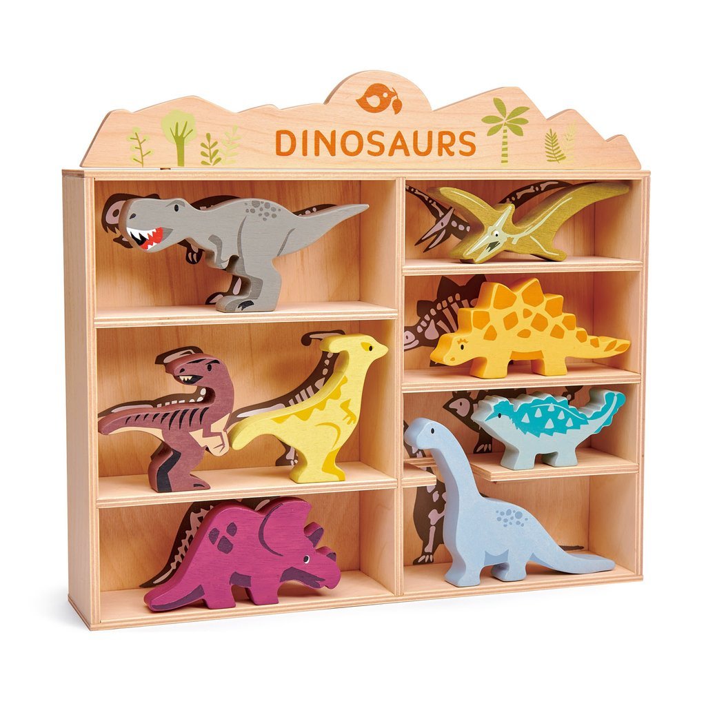 8 Dinosaurs &amp; Shelf FX5545