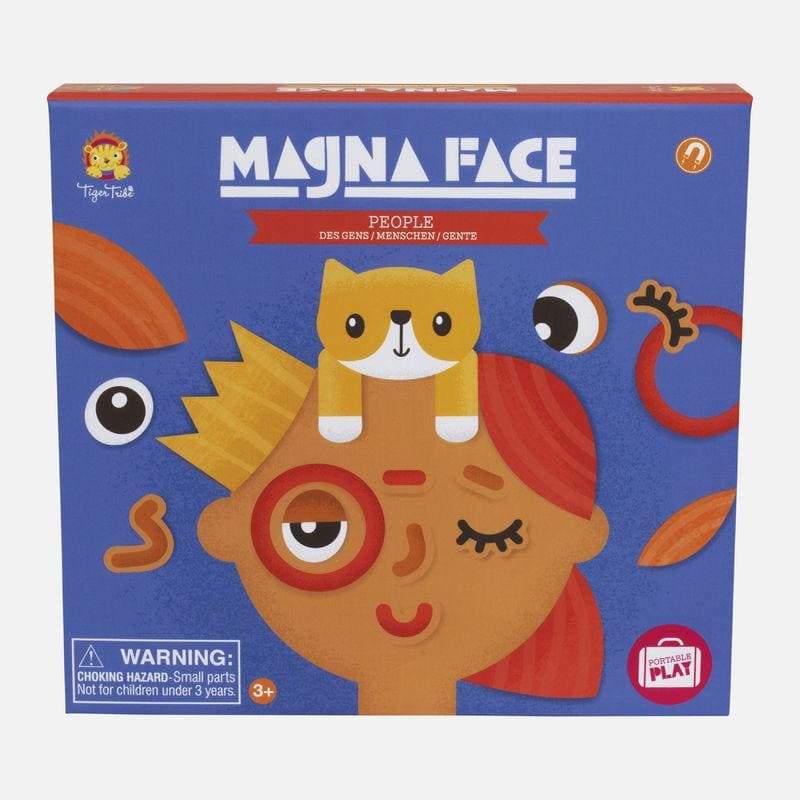 Tiger Tribe Magna Face People Toy