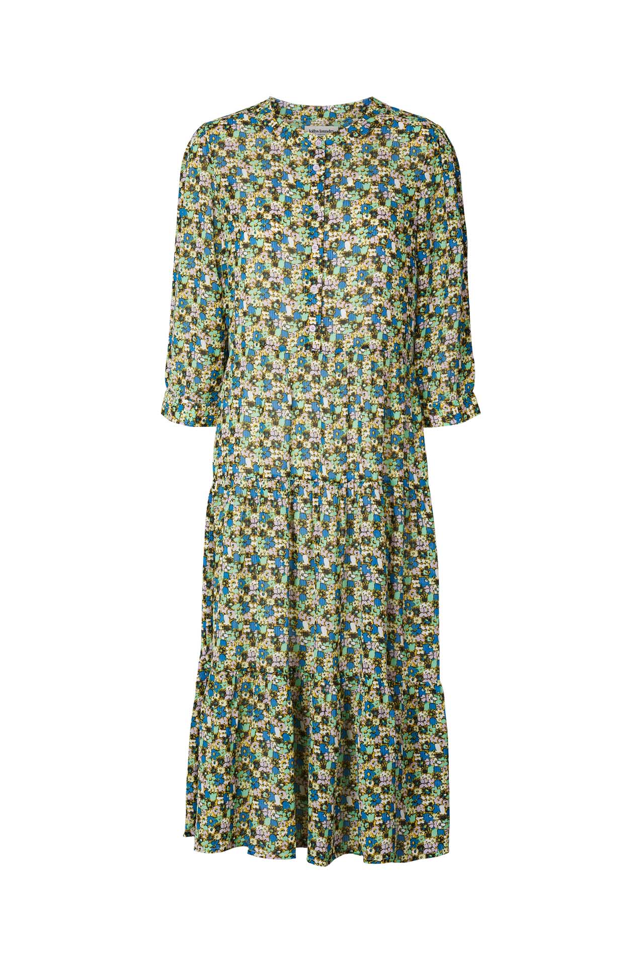 Lollys Laundry Olivia Green Floral Dress