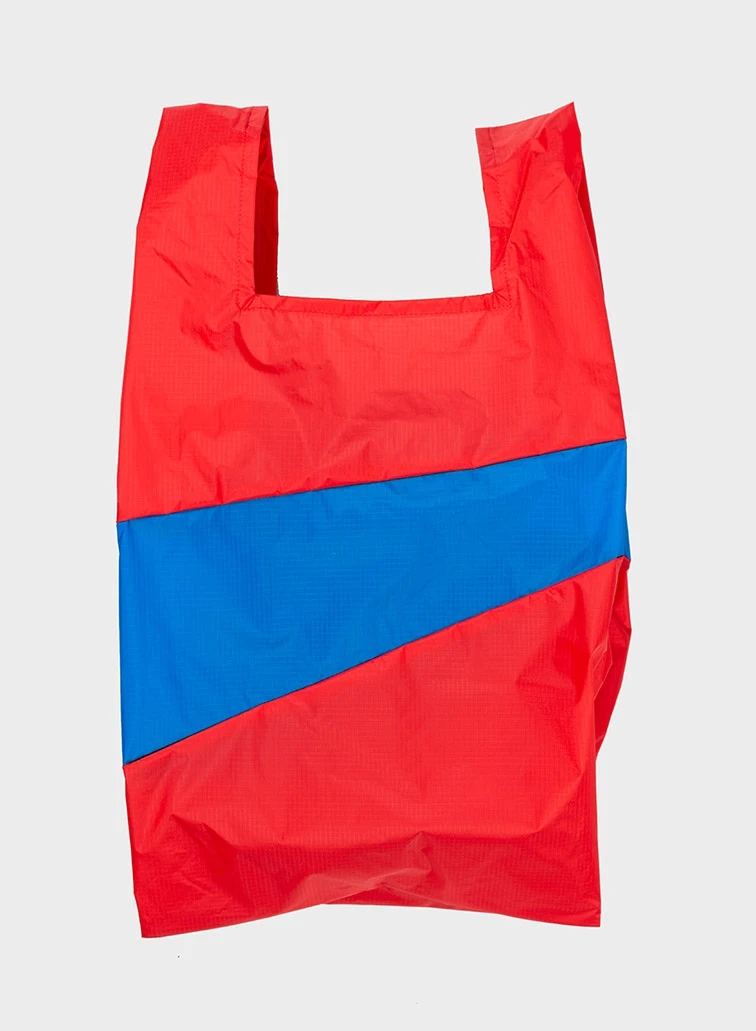 Susan Bijl  The New Shopping Bag Redlight & Blueback Large
