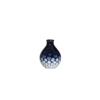 Poole Pottery Ceramic Ocean Bud Vase 12cm