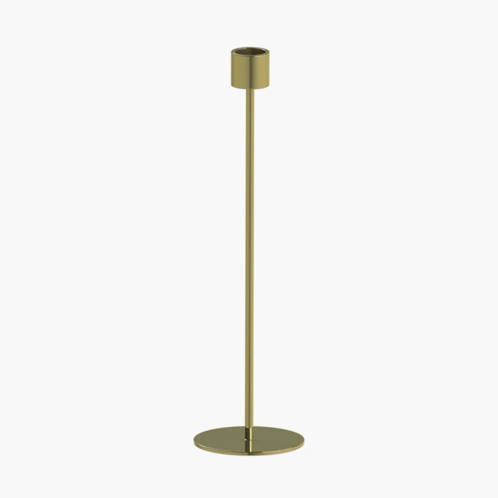 Cooee Design Brass Candlestick - 29 cm