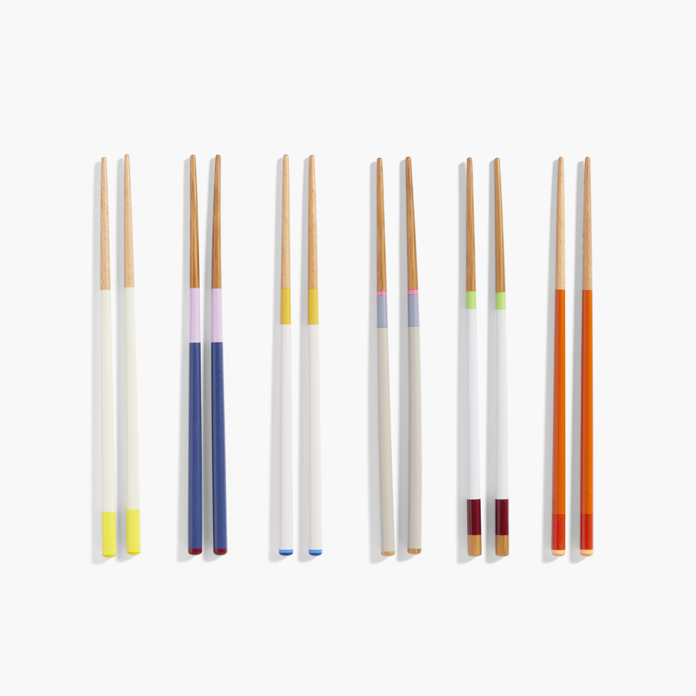 HAY Colour Chopsticks (Set of 6 Pairs)