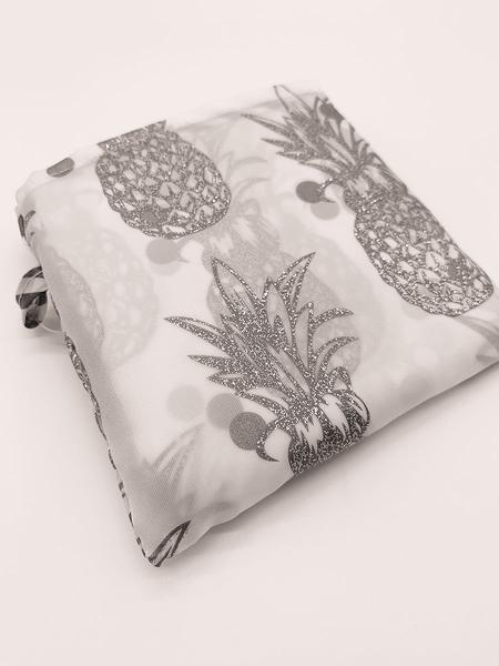 Reuseable Pineapple Shopping Bag - White