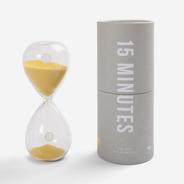 School of Life  15 Minute Glass Timer
