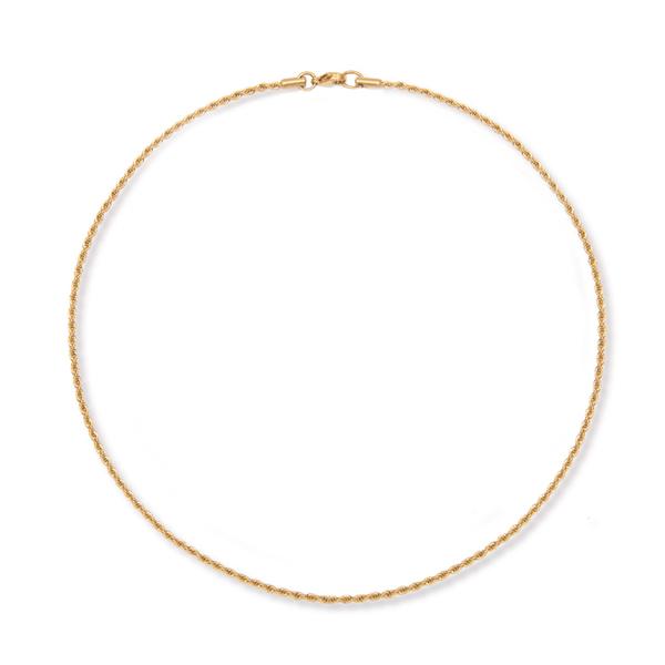 A Weathered Penny  Delicate Rope Chain - Gold