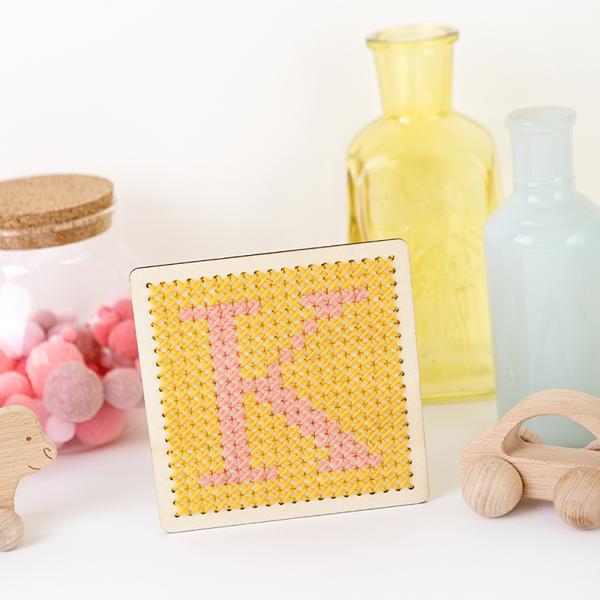 Ready-to-create Cross Stitch Kit - Monogram