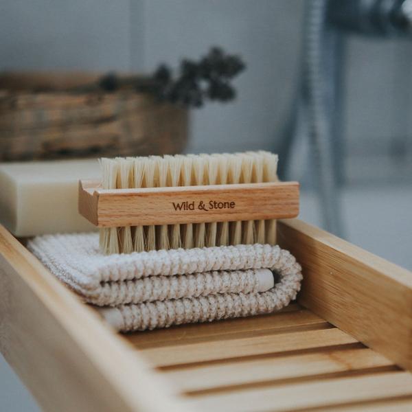 Natural Bristle Nail Brush