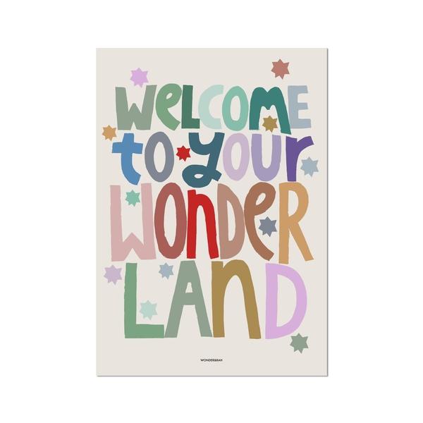 Wonderland Rainbow Print By