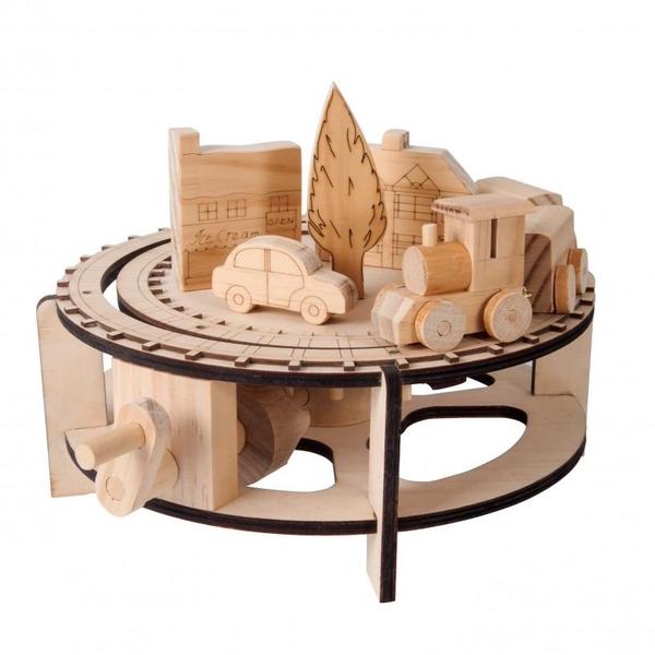 Chuffy Train Kit - Mechanical Wooden Craft Kit