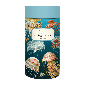 1000 Piece Vintage Puzzle - Jellyfish