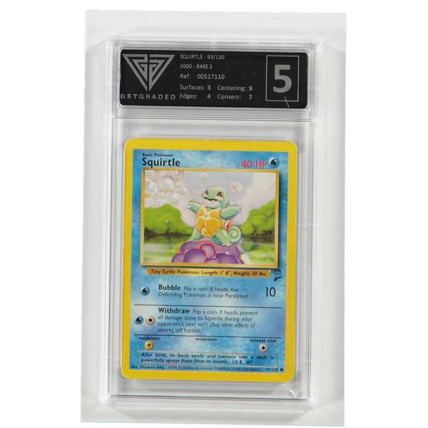 Card - Squirtle - 063/102 - 1999 - Grade 5 - B