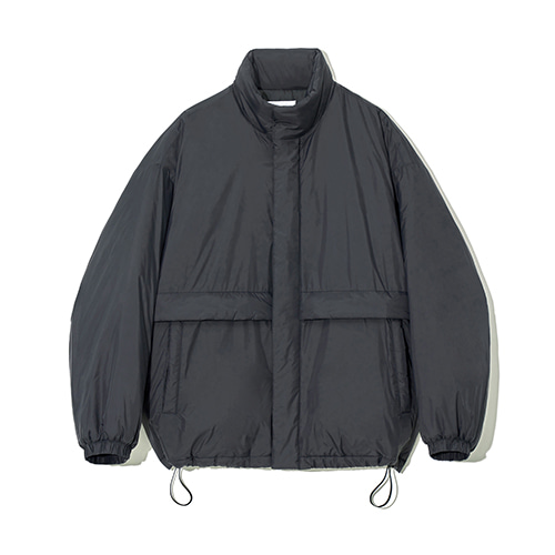 Partimento 3M Thinsulate Flap Puffer Padding Jacket in Black