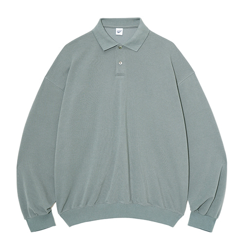 Partimento Oversize PK Sweatshirt in Greyish Blue