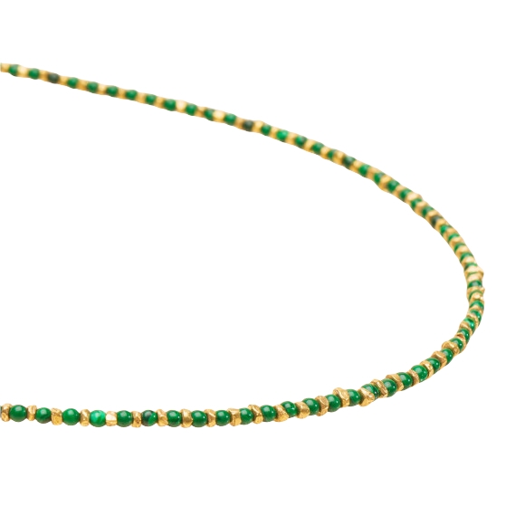 Une A Une Necklace Jaipur Malachite