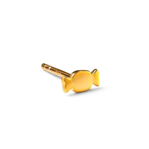 Bonbon Single Stud - Gold