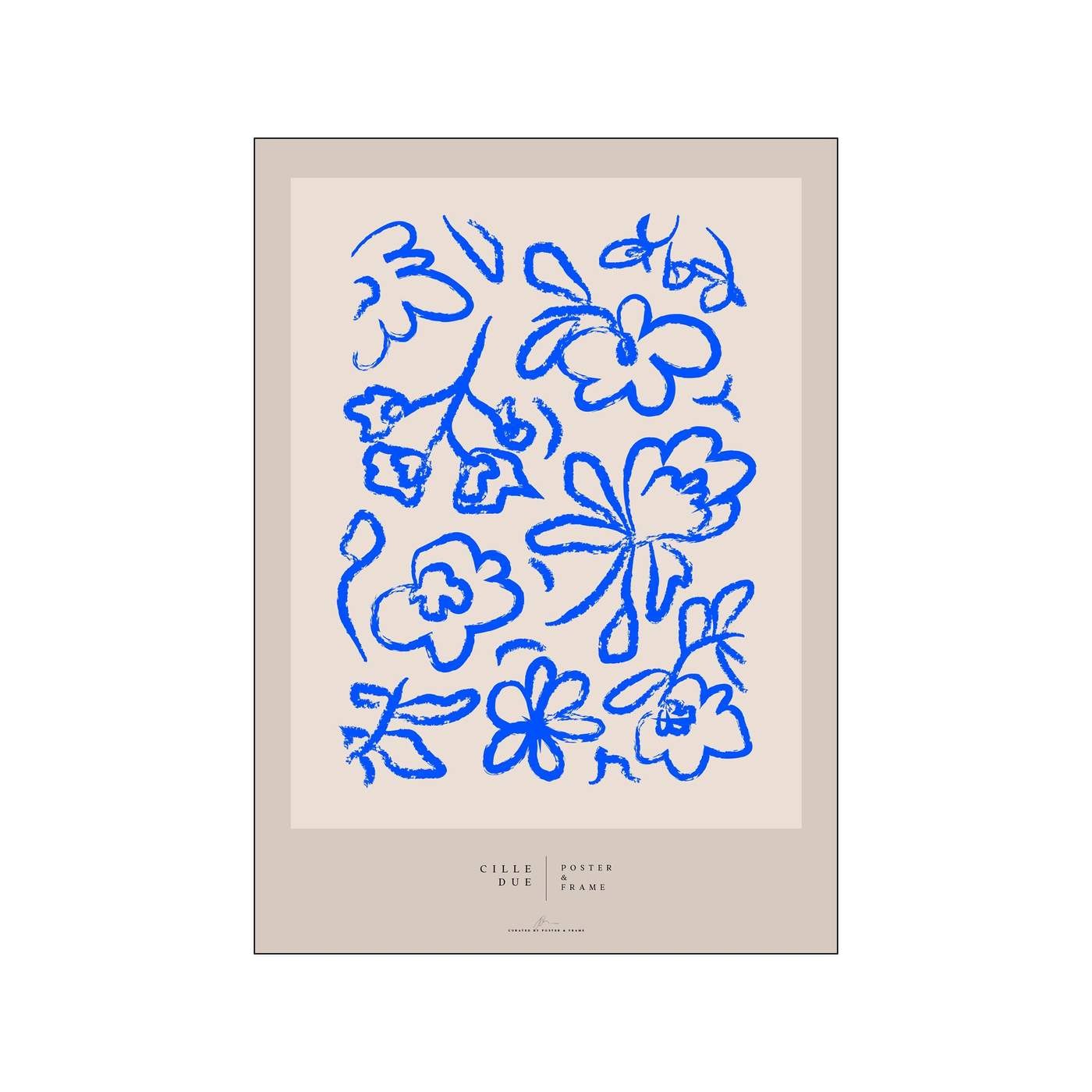 Poster & Frame Flower Print - A3
