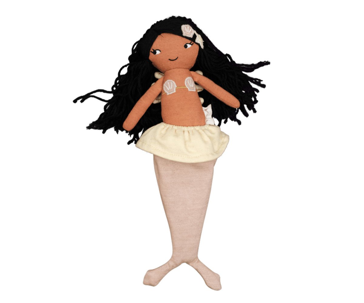 Coral mermaid doll