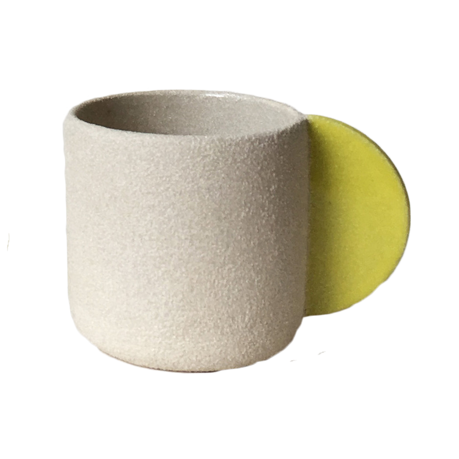 Brutes Ceramics Bright Yellow Handled Mug - Medium