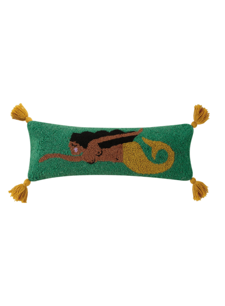 Peking Handicraft Mar Hook Pillow with Tassels