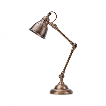 Nkuku Tubu Desk Lamp Antique Brass