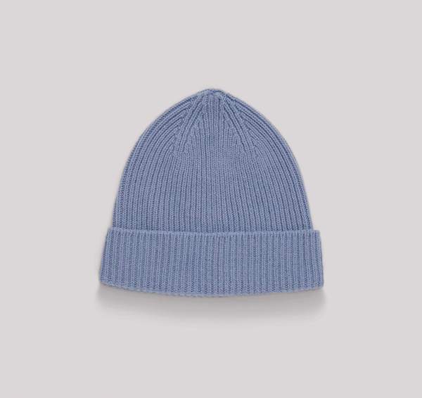 Hat In Recycled Wool Color Light Blue