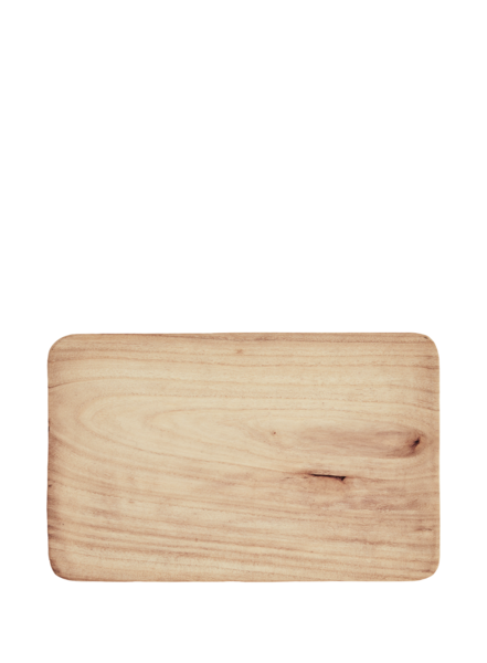 Madam Stoltz - Bandeja rectangular de madera