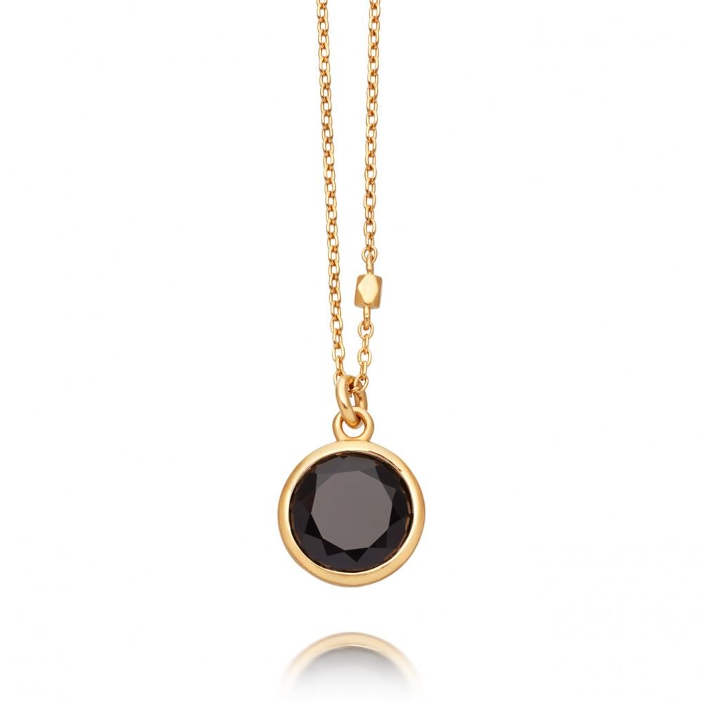 Astley Clarke Black Onyx Stilla Pendant Necklace