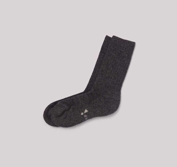 Gray Recycled Wool Socks